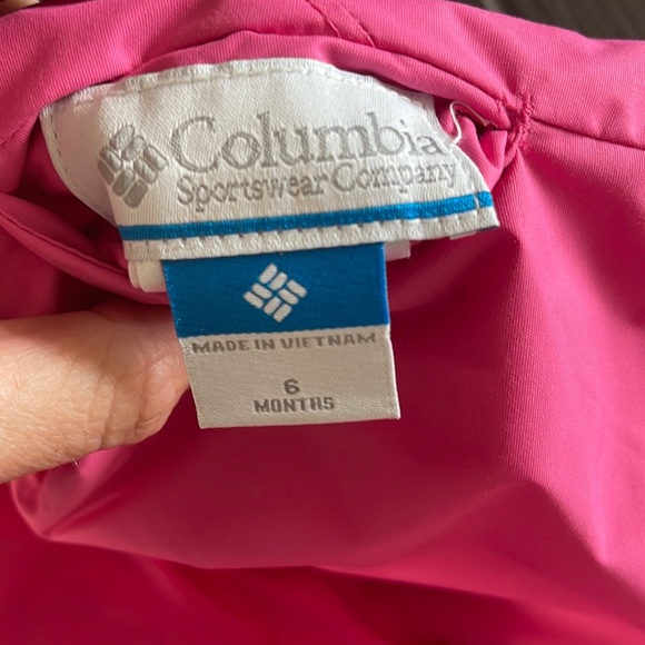 NEVER WORN Baby Girl’s Reversible Columbia Jacket + Snow Pants Set - Picture 10 of 16